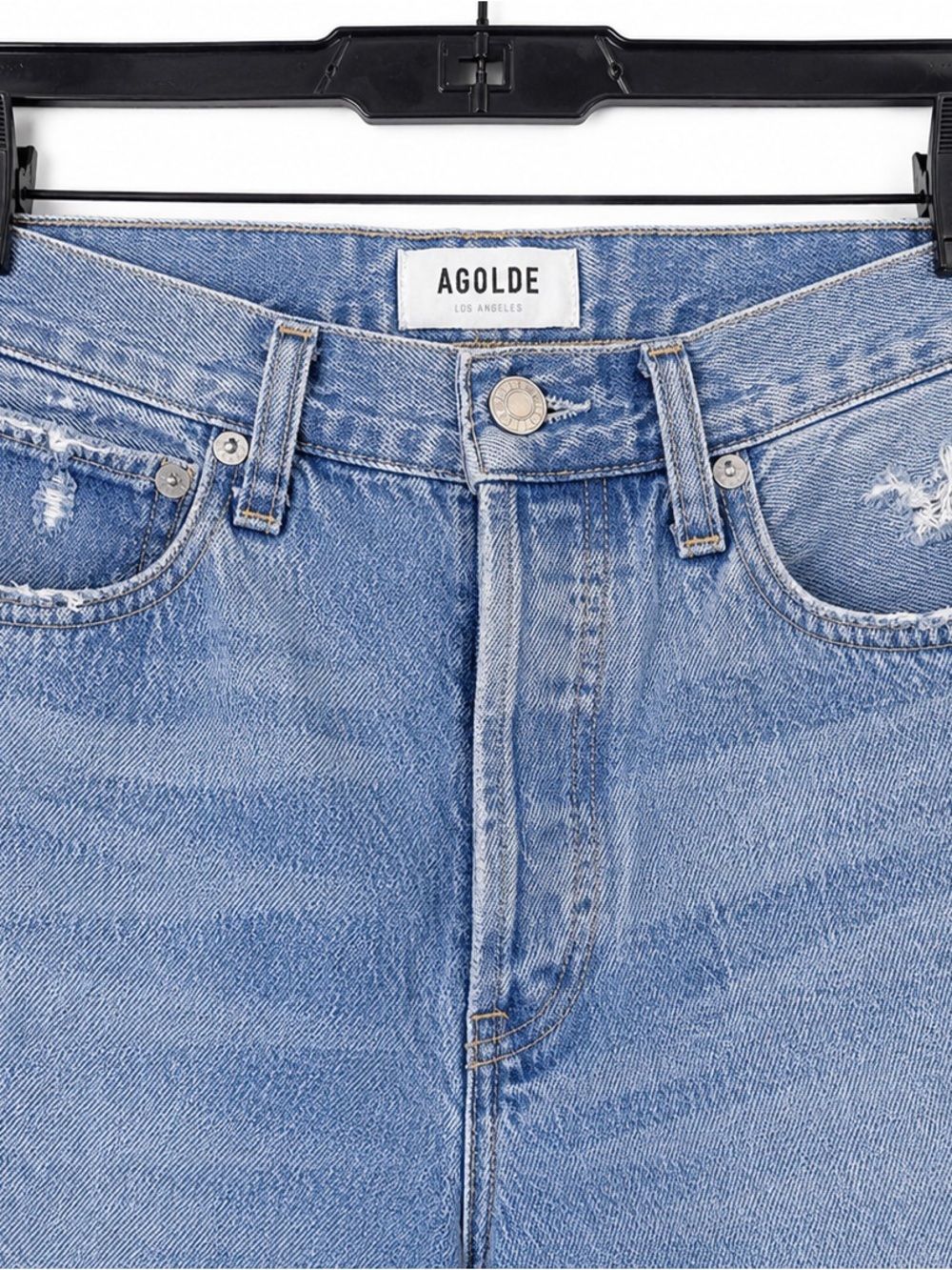 Agolde Light Wash High-Rise Jeans